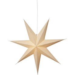 Star Trading Cotton Joulutähti, Beige
