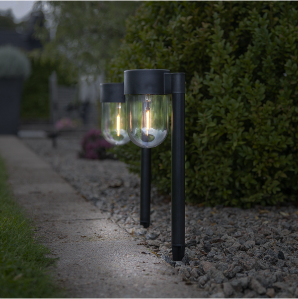 Star Trading Cupola Pollarivalaisin Aurinkokenno, Musta - Image 2