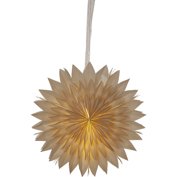 Star Trading Dis Joulutähti 50 Cm, Beige