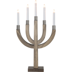 Star Trading Elias Candlestick, Brown