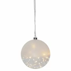 Star Trading Glass Decoration Glow, Frosted
