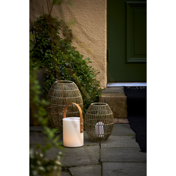 Star Trading Linde Lampshade 30 Cm, Grey Beige - Image 5