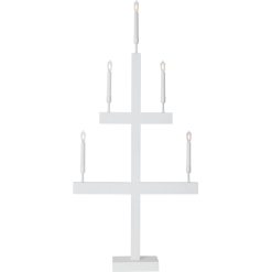Star Trading Storm Kynttilänjalka Korkea, Valkoinen