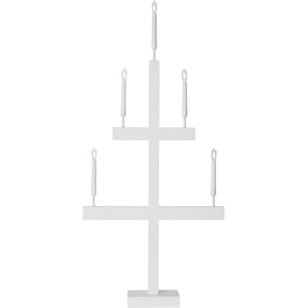 Star Trading Storm Kynttilänjalka Korkea, Valkoinen