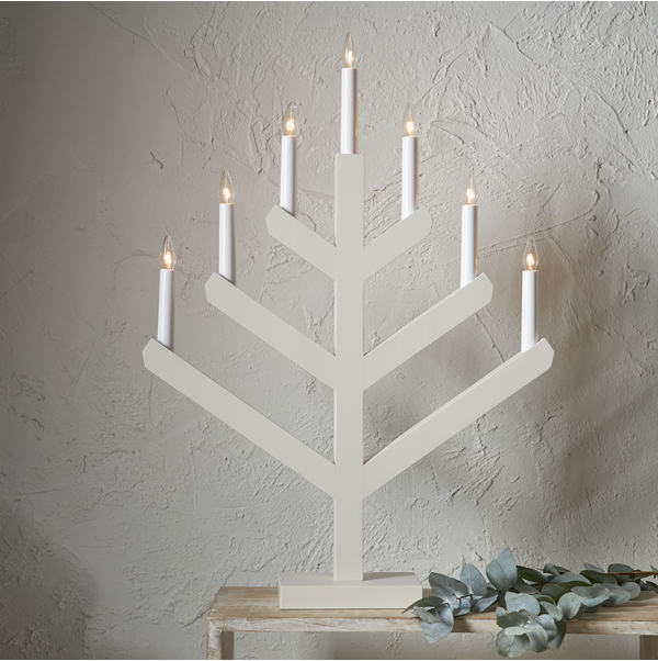 Star Trading Vinga 7 Kynttilänjalka, Beige - Image 4