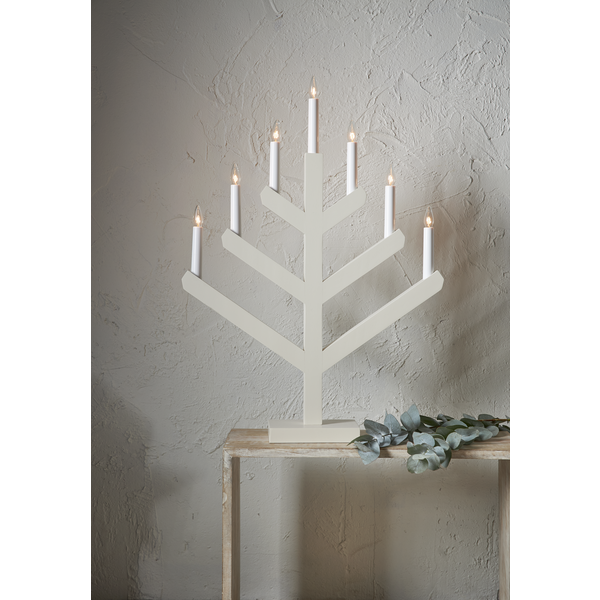 Star Trading Vinga 7 Kynttilänjalka, Beige - Image 5