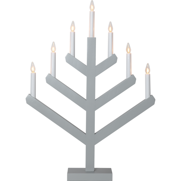 Star Trading Vinga 7 Kynttilänjalka, Harmaa