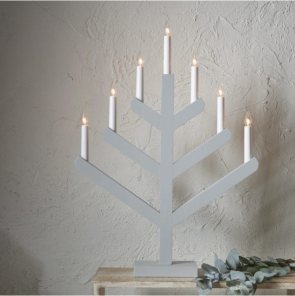 Star Trading Vinga 7 Kynttilänjalka, Harmaa - Image 4