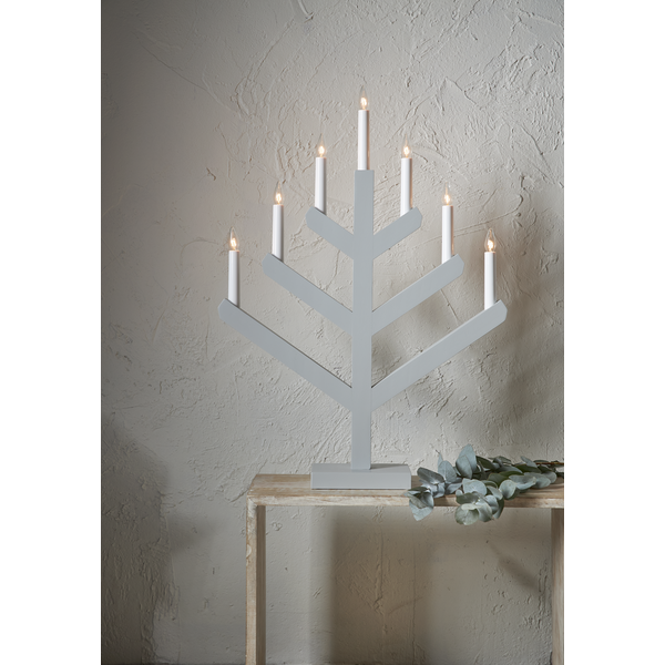 Star Trading Vinga 7 Kynttilänjalka, Harmaa - Image 5