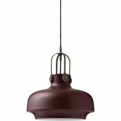 &Tradition Copenhagen SC7 Pendant, Matt Plum / Bronzed Brass
