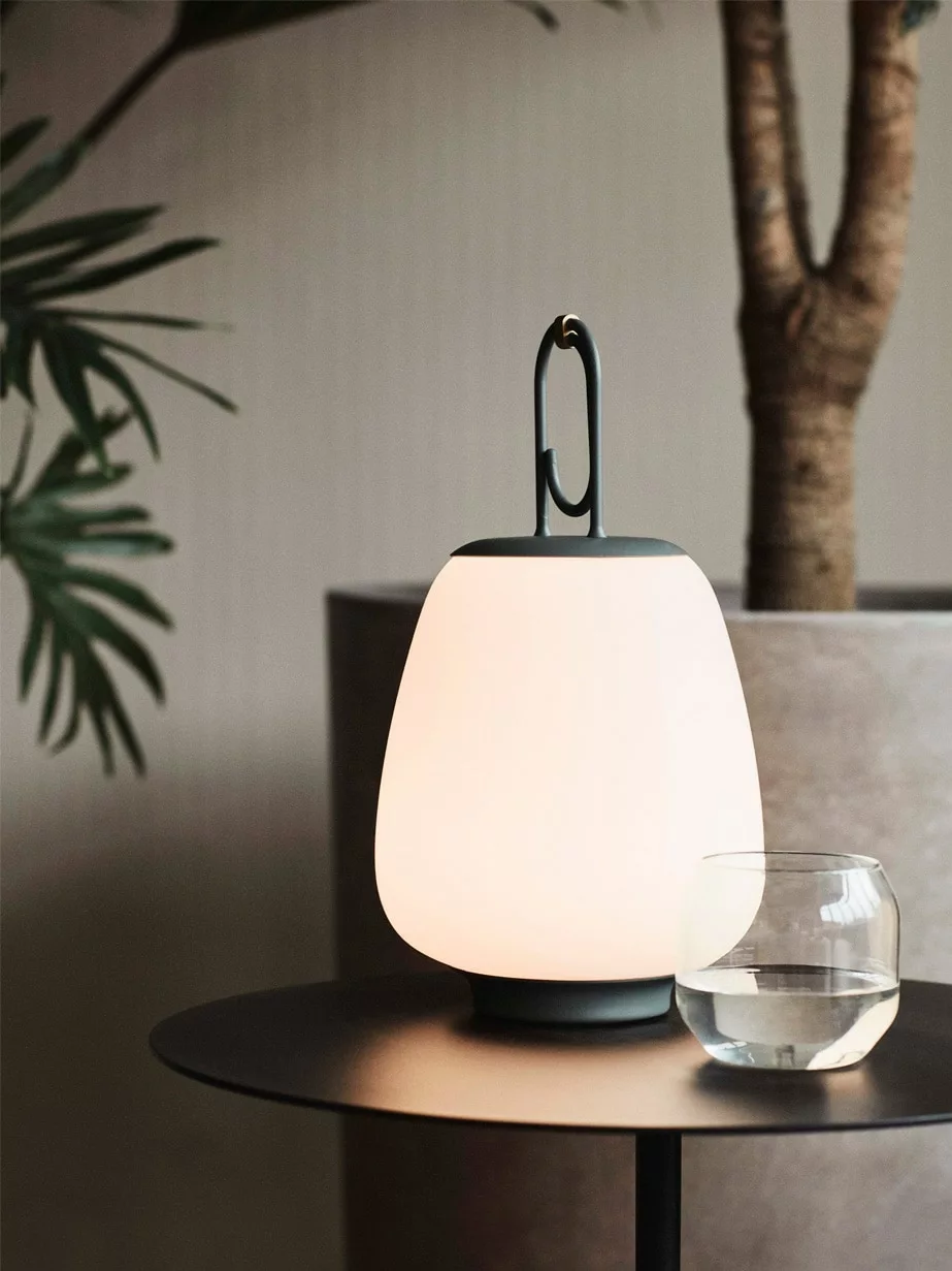 &Tradition Lucca Valaisin Kannettava Ulkona Käytettävä SC51, Moss Grey - Image 2