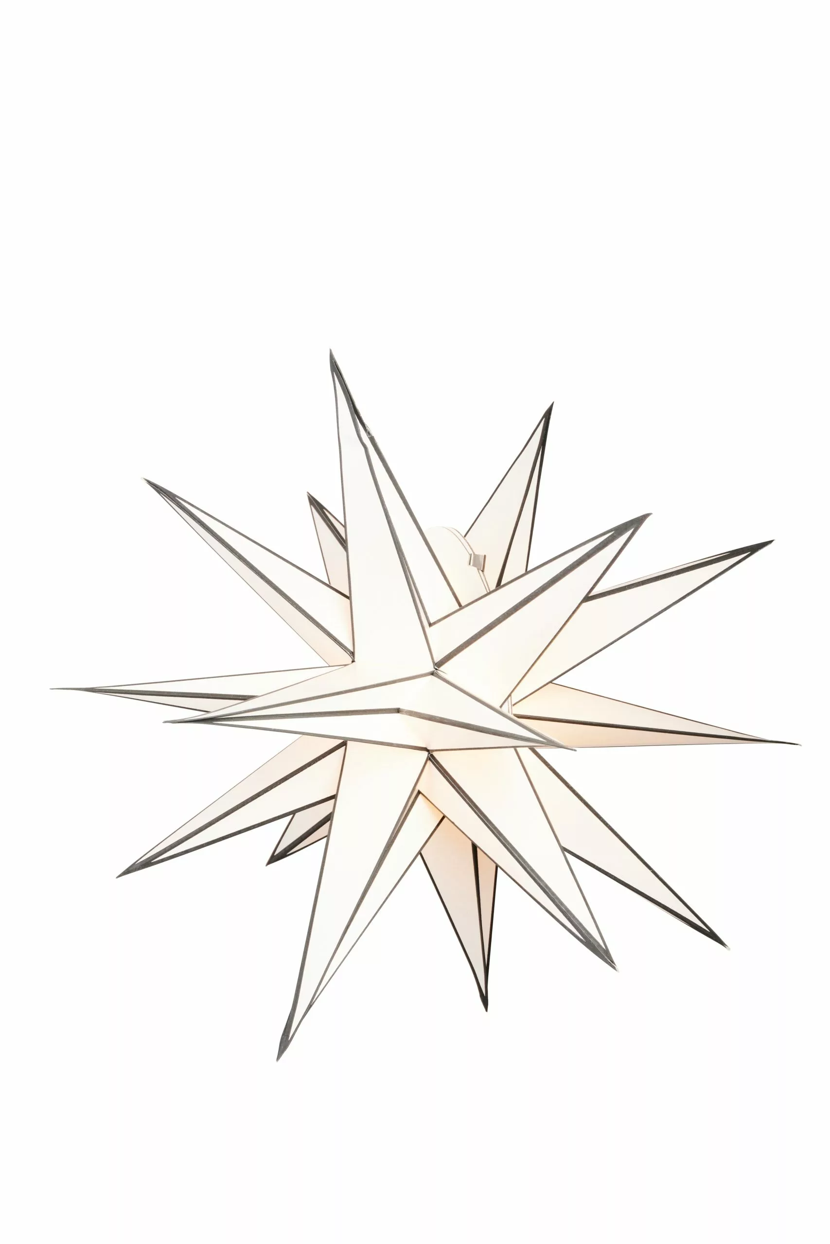 Watt & Veke Sputnik Christmas Star 60 Cm, White / Black - Image 4